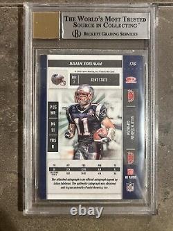 Julian Edelman? 2009 Playoff Contenders #176 Rookie Ticket BGS 9 Auto 10