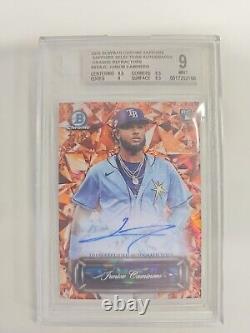 Junior Caminero Sapphire Selections #ssa-jc Auto 22/25 Becket Mint 9