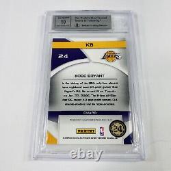KOBE BRYANT 2011 Black Friday Autograph Patch Card BGS 9 W 10 Auto Patch On Card