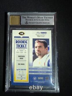 KURT WARNER 1999 PLAYOFF CONTENDERS SSD #146 ROOKIE TICKET BGS 9/ Auto 10