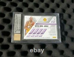 Kareem abdul jabbar auto BGS 8.5 NM-Mint Prestige #/25 Autograph Rare Sp 10 auto