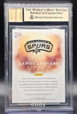 Kawhi Leonard 12-13 Brilliance Autograph Rookie Rc Clippers Bgs 9.5 W 10 Auto