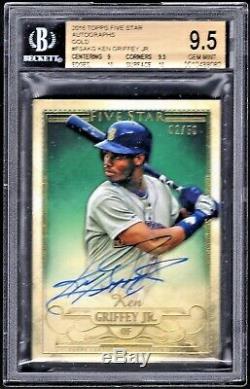 Ken Griffey Jr. 2016 Topps Five Star Gold Parallel Auto Autograph /50 Bgs 9.5/10