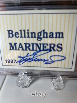 Ken griffey jr autograph 1987 mariners bgs authentic Auto SSP Rare? Bellingham