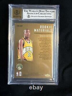 Kevin Durant 2007-08 Fleer Hot Prospects Rookie Materials BGS 7.5 Auto 10