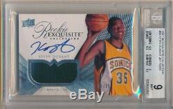 Kevin Durant 2007/08 Ud Exquisite Rc Autograph Patch Auto Sp #/99 Bgs 9 Mint 10