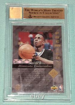 Kevin Garnett 1995 Upper Deck SP Rookie Buyback Autograph RC /23 BGS 9.5 AUTO 10