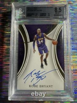 Kobe Bryant 2015 Immaculate Signatures Autograph /60 BGS 8.5 Auto 10