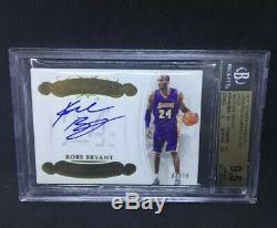 Kobe Bryant- 2017-18 Flawless Honored Numbers Gold /10 Autograph Bgs 9.5 10 Auto