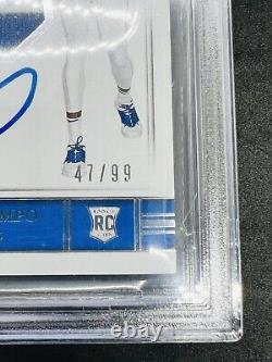 Kostas Antetokounmpo 2018-19 National Treasures RPA Patch Auto RC /99 BGS 9