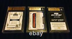 Kris Bryant Rookie Autograph Pristine 10 Bgs Auto Lot Leaf Bowman Panini Gem #1