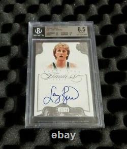 Larry Bird auto Flawless BGS 8.5 Nr. Mint Signatures #d/20 Silver Sp 10 Autograph