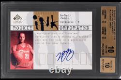 LeBron James SP Signature Edition Inkorporated Rookie Auto BGS 10 Autograph 10