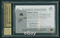 Lebron James 2003-04 Sp Authentic Signatures Auto Lj Rc Rookie Bgs 9.5 Hi Subs