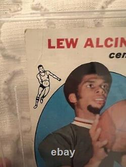 Lew Alcindor 1969 69 Topps Rookie Auto Autograph Signed BGS Kareem Abdul Jabbar