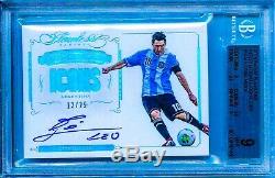 Lionel Messi 2016 Panini flawless international icons auto autograph BGS 9