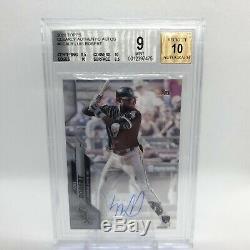 Luis Robert 2020 Topps Clearly Authentic Auto RC Rookie Autograph BGS 9
