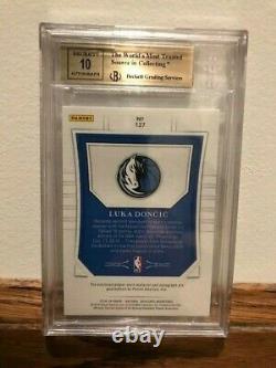 Luka Doncic 2018-19 Panini National Treasures Rookie Patch Auto /99 BGS 9.5/10