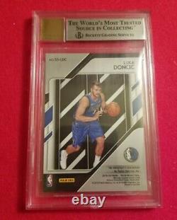 Luka Doncic 2018-19 Prizm Rookie Rc Autograph Bgs 9 W 10 Auto Sensational Sigs