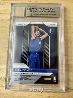 Luka Doncic BGS 9.5/10 2018-19 Prizm Choice Red Scope Auto RC SSP Autograph