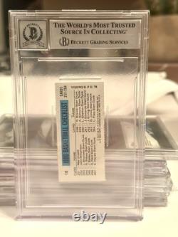 MAGIC JOHNSON 1980-81 TOPPS SINGLE PANEL ROOKIE IP AUTOGRAPH AUTO BGS Investment