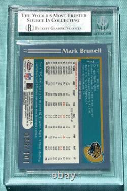 Mark Brunell 2003 Topps Chrome Gold Xfractor Signed Autograph AUTO #/101 BGS BAS