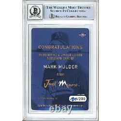 Mark Mulder Oakland Athletics 1999 Just Autographs Baseball BGS Auto 10 Slab RC