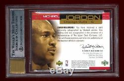 Michael Jordan 1999 UPPER DECK OVATION SUPER SIGNATURES AUTO /23 BGS 9 MINT 10