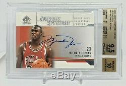 Michael Jordan 2003-04 Sp Signature Edition Autograph Bgs 9.5 Gem Mint Auto 10