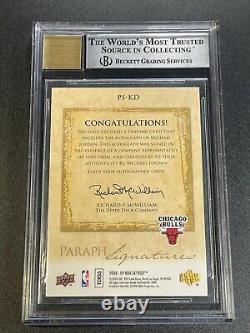 Michael Jordan 2008 Skybox Paraph Signature Autograph Auto Bgs 9 10 Nba Bulls