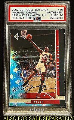 Michael Jordan 2008 Skybox Paraph Signature Autograph Auto Bgs 9 10 Nba Bulls