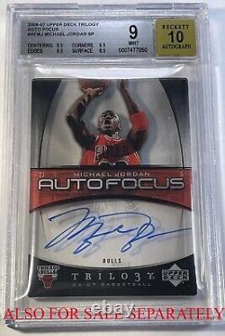 Michael Jordan 2008 Skybox Paraph Signature Autograph Auto Bgs 9 10 Nba Bulls