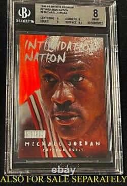 Michael Jordan 2008 Skybox Paraph Signature Autograph Auto Bgs 9 10 Nba Bulls