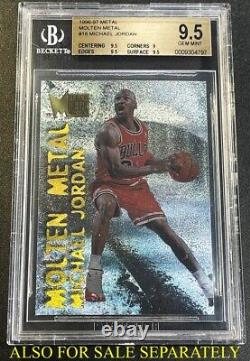 Michael Jordan 2008 Skybox Paraph Signature Autograph Auto Bgs 9 10 Nba Bulls