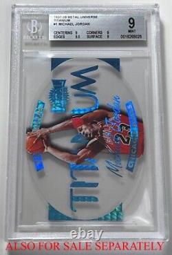 Michael Jordan 2008 Skybox Paraph Signature Autograph Auto Bgs 9 10 Nba Bulls