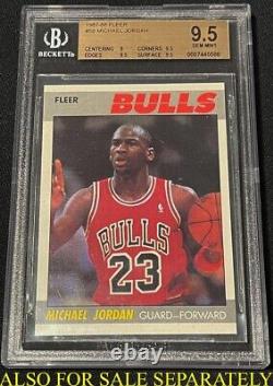 Michael Jordan 2008 Skybox Paraph Signature Autograph Auto Bgs 9 10 Nba Bulls