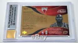 Michael Jordan 2008 Ultimate Collection Signature Materials Patch Auto #/10 Bgs