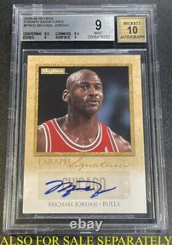 Michael Jordan 2009 Upper Deck #6 Greats Of The Game Autograph Auto Bgs 8.5 Mj