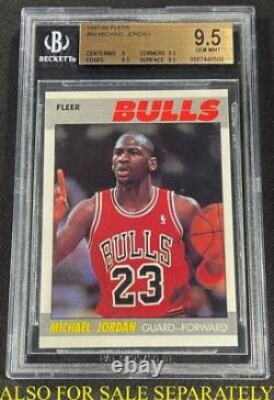 Michael Jordan 2009 Upper Deck #6 Greats Of The Game Autograph Auto Bgs 8.5 Mj