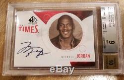 Michael Jordan 2010-11 SP Authentic Sign Of The Times Autograph BGS 9 Auto 10