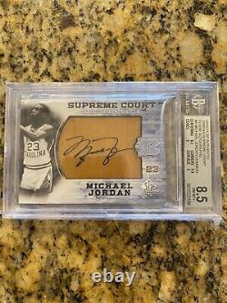 Michael Jordan 2010 SP Authentic Supreme Court Auto Autograph #5/5 BGS 8.5/9 UD