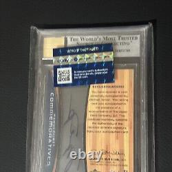 Michael Jordan Upper Deck Hard Court Autograph Bgs 9 Mint Auto 10