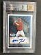 Mike Trout 2009 Bowman Chrome Draft Prospects Angels Rc Signed Auto Bgs 9/10