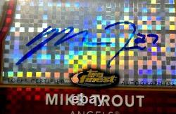 Mike Trout 2011 Finest Rookie Autograph X-Fractor /299? BGS 10 PRISTINE AUTO 10