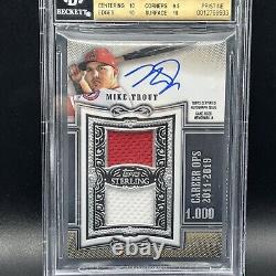 Mike Trout 2020 Topps Sterling Relics Auto BGS Pristine 10/10