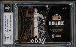Nikola Jokic 2015 Panini Black Gold Rookie Jersey Auto RPA Autograph /157 BGS 9