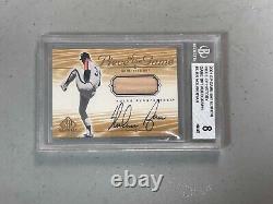 Nolan Ryan 2001 SP Game Bat Edition Astros Game-Used Bat Auto BGS 8