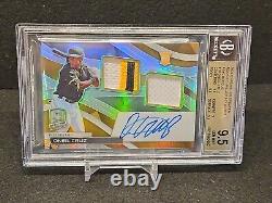 Oneil Cruz 2022 Chronicles Spectra Dual Jersey #18 BGS 9.5 Auto Rookie RC