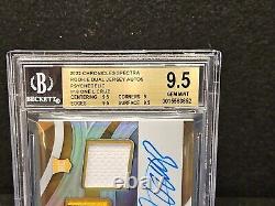Oneil Cruz 2022 Chronicles Spectra Dual Jersey #18 BGS 9.5 Auto Rookie RC