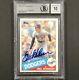 Orel Hershiser Signed 1985 Topps Dodger Rc Rookie Card Bas Bgs 10 Autograph Auto